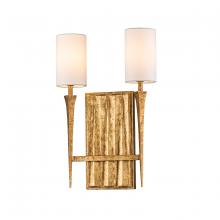  SC10506G-2 - Crest 2 Light Gold Sconce