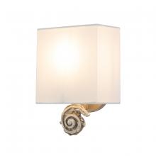  SC1161B-1 - Swirl Small Sconce in Bone Finish