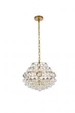  1106D16BR - Savannah 16 Inch Pendant in Brass