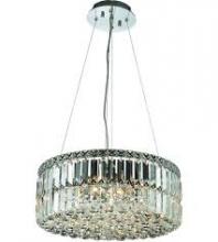 Elegant V2030D20C/RC - MaxIme 12 Light Chrome Chandelier Clear Royal Cut Crystal