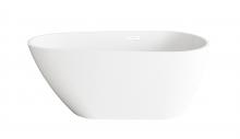  BT30259GW-WHT - 59 inch Bathtub in Glossy White with Polished White Trim