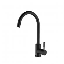  FAK-307MBK - Finn Single Handle Kitchen Faucet in Matte Black