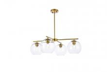  LD2331BR - Opus 4 Lights Brass Pendant