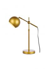  LD2363BR - Forrester 1 Light Brass Table Lamp