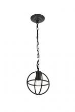  LD4067D8DB - Octavia 1 Light Dark Brown Pendant