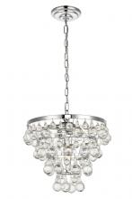  LD5016D13C - Kora Collection Pendant D13 H10.9 Lt:3 Chrome Finish