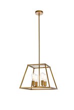  LD720D16BR - Declan 16 Inch Pendant in Brass