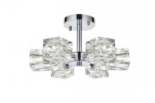  LD920F14C - Lyra 14 Inch Flush Mount in Chrome