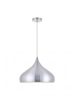  LDPD2045BN - Circa 1 Light Burnished Nickel Pendant