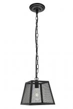  LDPD3015 - Talon Collection Pendant D9.8 H10.4 Lt:1 Matte Black Finish