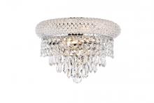 Elegant V1802W12C/RC - Primo 2 Light Chrome Wall Sconce Clear Royal Cut Crystal