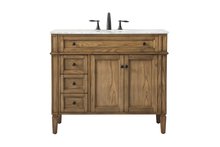  VF12540DW - 40 Inch Single Bathroom Vanity in Driftwood