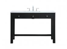  VF14848MBK - 48 Inch Ada Compliant Bathroom Vanity in Black