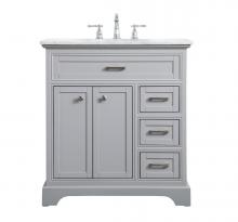  VF15032GR - 32 Inch Single Bathroom Vanity in Grey