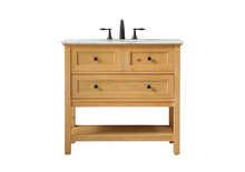  VF27036NW - 36 Inch Single Bathroom Vanity in Natural Wood