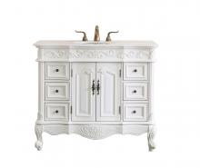  VF38842AW - 42 In. Single Bathroom Vanity Set in Antique White