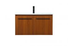  VF44536MTK - 36 Inch Single Bathroom Vanity in Teak