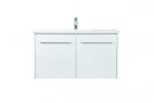  VF44536MWH - 36 Inch Single Bathroom Vanity in White