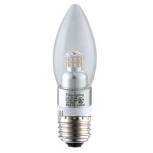  E12SB-4-D-50-C - LED S30C35 E12 120V 4W 5000K 320LM Dimmable Chrome