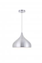  LDPD2046BN - Circa 1 Light Burnished Nickel Pendant