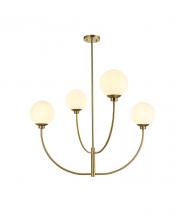  LD814D36SG - Nyomi 36 Inch Chandelier in Satin Gold