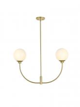  LD816D30BR - Nyomi 30 Inch Chandelier in Brass