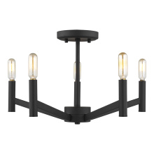 Visual Comfort & Co. Studio Collection 7724305EN-112 - Vector Five Light Semi-Flush Mount