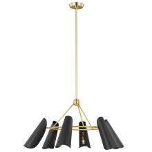 Visual Comfort & Co. Studio Collection AEC1036BBSMBK - Tresa Six Light Chandelier