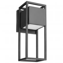  62/1654 - Supreme; 18W LED; Medium Wall Lantern; Matte Black Finish