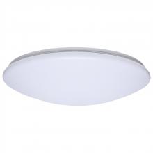  62/1858 - 19 Inch LED Cloud Fixture; 25 Watts; 27K/30K/35K/40K/50K CCT Selectable; Round Shape; White Finish;