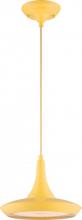 Nuvo 62/441 - Fantom - LED Pendant with Rayon Cord - Yellow Finish