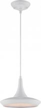 Nuvo 62/442 - Fantom - LED Pendant with Rayon Cord - White Finish