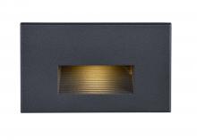  65/404 - LED Horizontal Step Light - 5W - 3000K - Bronze Finish - 277V