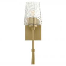  5204-1-180 - Goodwin 1 Light Tall Wall Mount, Aged Brass