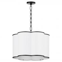  8228-4-59 - Belinder 4 Light Fabric Pendant, Matte Black