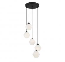 Savoy House Meridian M10094MBK - 5-Light Chandelier in Matte Black