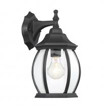  M50053BK - 1-Light Outdoor Wall Lantern in Black