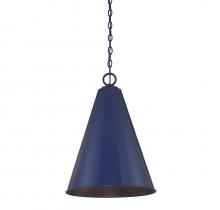  M70112NBL - 1-Light Pendant in Navy Blue