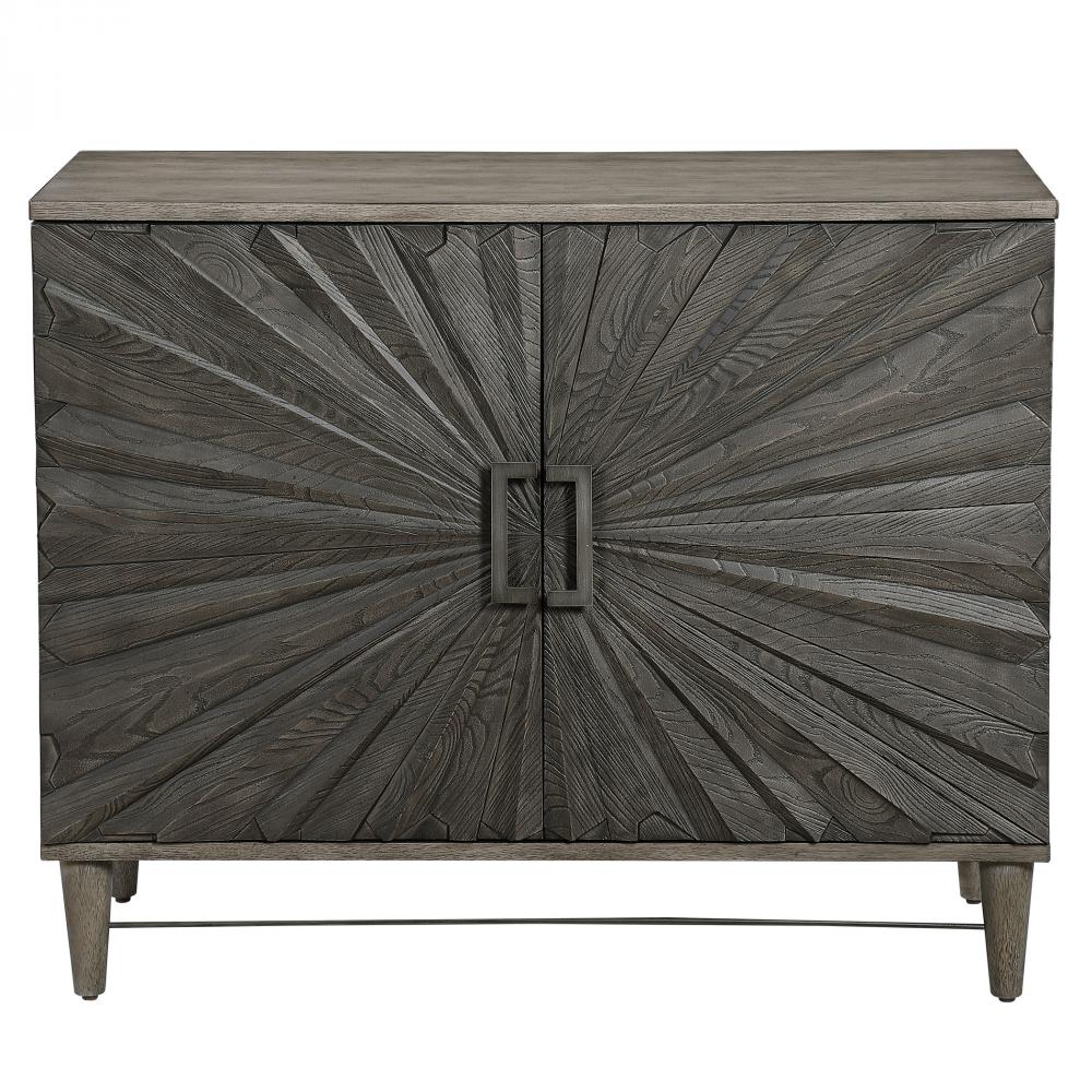 Shield Gray Oak 2 Door Cabinet