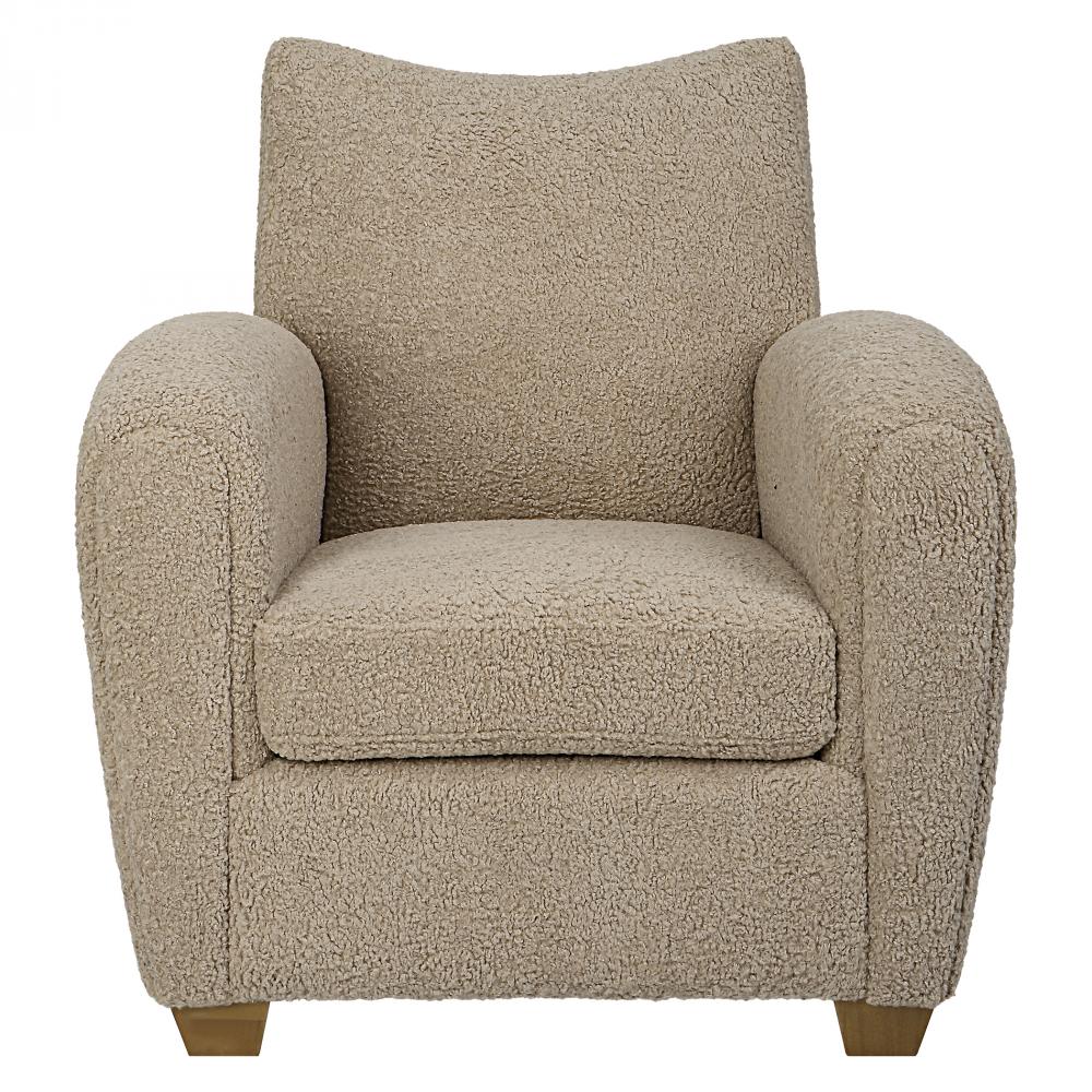 Teddy Latte Accent Chair