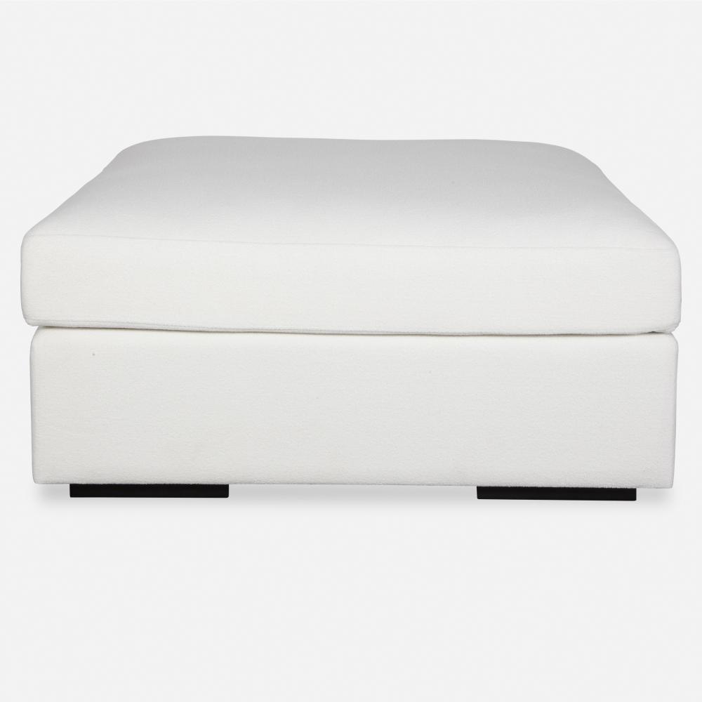 Refuge Arctic White Sofa Ottoman