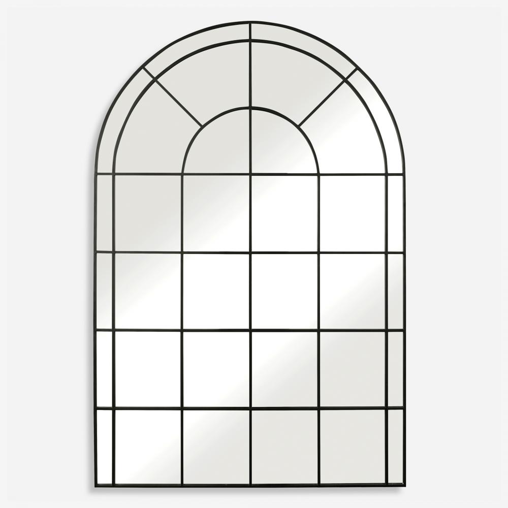 Grantola Black Arch Iron Mirror