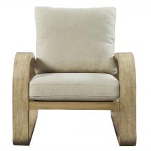  23036 - Uttermost Barbora Wooden Accent Chair