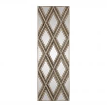  04116 - Tahira Geometric Argyle Pattern Wall Mirror