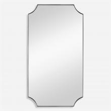 Uttermost 09710 - Lennox Nickel Scalloped Corner Mirror