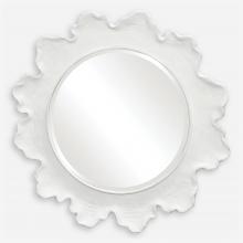 Uttermost 09797 - Sea Coral White Round Mirror