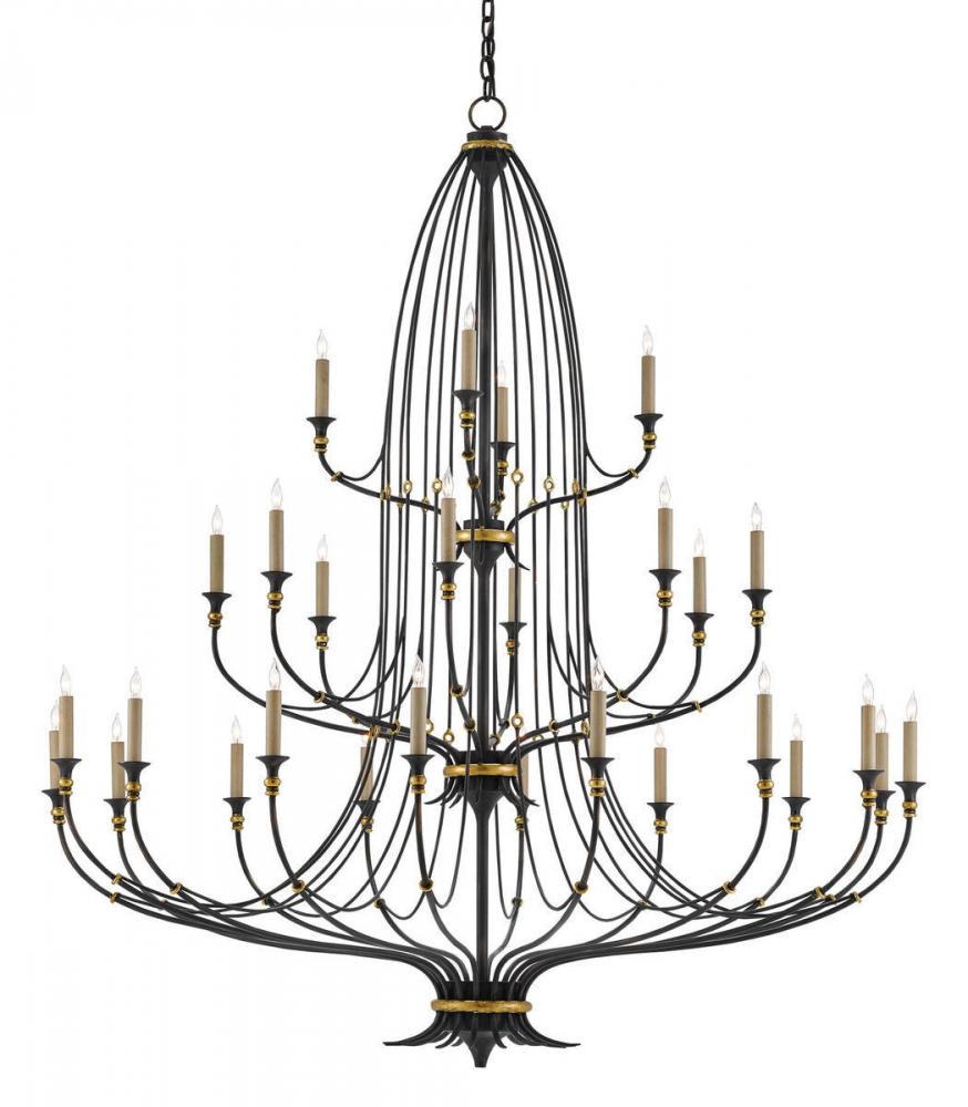 Folgate Grande Black Chandelier