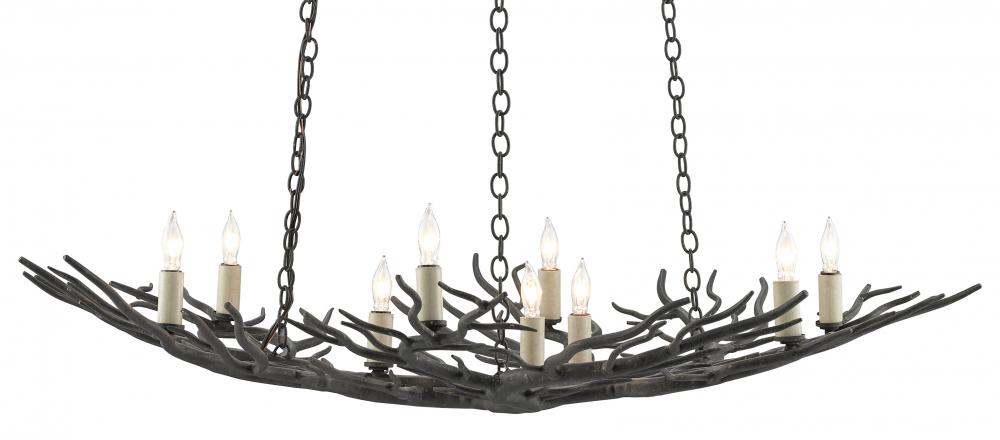 Rainforest Small Bronze Chandelier