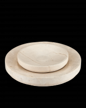  1200-0806 - Grecco Marble Low Bowl Set of