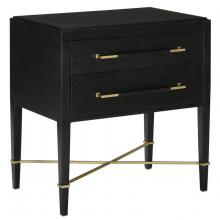  3000-0036 - Verona Black Nightstand